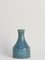 Jarrón escandinavo moderno de cerámica con esmaltado turquesa brillante de Jie Gantofta, años 60, Imagen 5