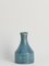 Modern Scandinavian Ceramic Vase with Shimmering Turquoise Glaze by Jie Gantofta, 1960s 7