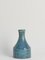Jarrón escandinavo moderno de cerámica con esmaltado turquesa brillante de Jie Gantofta, años 60, Imagen 6