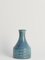 Modern Scandinavian Ceramic Vase with Shimmering Turquoise Glaze by Jie Gantofta, 1960s 3