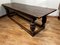 Antique Refectory Table in Oak, 18th Century, Image 17