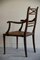 Single Continental Walnut Occasional Chair 8