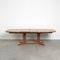 Extendable Oval Dining Table in Teak, 1960s 7