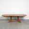 Extendable Oval Dining Table in Teak, 1960s 1