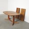 Extendable Oval Dining Table in Teak, 1960s 4