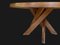 T21 Elm Dining Table by Pierre Chapo, 1970s, Image 4