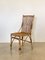 Mesa de juegos y sillas de bambú de G. De Vivo, años 70. Juego de 5, Imagen 15