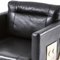 Modern Primal Statement Lounge Chair in Black Leather by Egg Designs 7