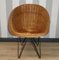 Wicker Chair by Teun Velthuizen for Urotan, Netherlands, 1950s 5