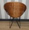 Wicker Chair by Teun Velthuizen for Urotan, Netherlands, 1950s, Image 7
