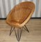 Wicker Chair by Teun Velthuizen for Urotan, Netherlands, 1950s, Image 4