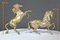 Caballos de latón, mediados del siglo XX. Juego de 2, Imagen 23