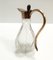 Brass and Murano Glass Liqueur Decanter, Italy, 1920s, Image 6