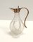 Brass and Murano Glass Liqueur Decanter, Italy, 1920s 1