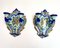 Faience Wall Candleholders, Portugal, 1960s, Set of 2 3