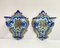 Faience Wall Candleholders, Portugal, 1960s, Set of 2, Image 1