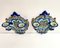 Faience Wall Candleholders, Portugal, 1960s, Set of 2 8