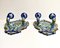 Faience Wall Candleholders, Portugal, 1960s, Set of 2 5