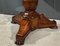 Early 19th Century Restoration Burl Mahogany Pedestal Table 13
