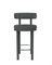 Silla de bar Collector Moca moderna de tela Safire 09 de Studio Rig, Imagen 1