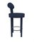 Moderner Collector Moca Bar Chair aus Safire 11 Stoff von Studio Rig 2