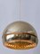 Lámpara colgante o lámpara colgante Mid-Century moderna de aluminio, Suecia, años 60, Imagen 10