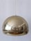 Lámpara colgante o lámpara colgante Mid-Century moderna de aluminio, Suecia, años 60, Imagen 15