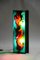 Mid-Century Hanging Light in Colored Layered Glass & Steel, Czech, 1950s, Image 3