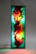 Mid-Century Hanging Light in Colored Layered Glass & Steel, Czech, 1950s, Image 2