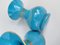 Balustervasen aus blauem Opalglas, 19. Jh., 2er Set 7