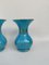 Balustervasen aus blauem Opalglas, 19. Jh., 2er Set 3