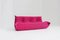 Togo Drei-Sitzer Sofa aus rosa Wollstoff von Michel Ducaroy für Ligne Roset, 2007 11