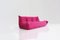 Togo Three-Seater Sofa in Pink Wool Fabric by Michel Ducaroy for Ligne Roset, 2007, Image 14