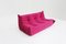 Togo Three-Seater Sofa in Pink Wool Fabric by Michel Ducaroy for Ligne Roset, 2007, Image 15