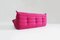 Togo Three-Seater Sofa in Pink Wool Fabric by Michel Ducaroy for Ligne Roset, 2007 5