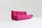 Togo Drei-Sitzer Sofa aus rosa Wollstoff von Michel Ducaroy für Ligne Roset, 2007 1