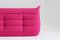 Togo Three-Seater Sofa in Pink Wool Fabric by Michel Ducaroy for Ligne Roset, 2007, Image 13