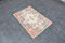Tapis Oushak vintage, tapis Oushak fané, tapis Oriental, tapis naturel, tapis Tribal en sourdine, tapis tissé, tapis Oushak doux, 1960 7