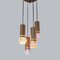 4-Pendant Chandelier with Perspex Diffusers by Gaetano Missaglia, 1960s 8