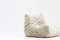 Vintage Togo Chair in Beige Fabric by Michel Ducaroy for Ligne Roset, Image 12