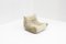Silla Togo vintage de tela beige de Michel Ducaroy para Ligne Roset, Imagen 8