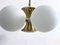 Sputnik Ball Lamp in Brass and Glass, 1960s 5