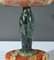 Juego de adornos de chimenea Art Déco de mármol de Diedisheim, años 20. Juego de 3, Imagen 22