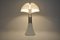 Lámpara de mesa Pipistrello en blanco de Gae Aulenti para Martinelli Luce, años 90, Imagen 8