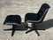 Armchair Model Pollock with Black Leather Ottoman Edition from Knoll, 1968, 3