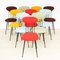 Vintage Chairs, 1960s, Set of 10, Image 1
