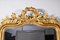 Goldener Louis XVI Spiegel aus Holz, Ende 19. Jh. 4