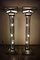 Large Art Deco Floor Lamps Hotel Hammered Iron and Glass, France, 1930s, Set of 2, Image 26