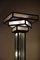 Lámparas de pie Art Déco grandes de hotel de hierro martillado y vidrio, Francia, años 30. Juego de 2, Imagen 11