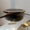 Scatola rotonda modernista placcata in argento, Italia, anni '80, Immagine 3
